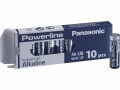 Panasonic Batterie Alkaline Powerline Industrial AA 10 Stück