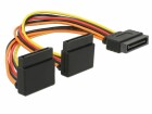 DeLock Y-Stromkabel SATA - 2x SATA 15 cm, gewinkelt