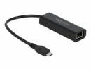 DeLock Netzwerk-Adapter USB-C ? RJ45 2.5Gbps schwarz