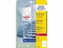 Avery Zweckform Antimikrobielle-Etiketten 210 x 297 mm, 10 Blatt, Weiss