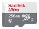 SanDisk 256GB ULTRA LITE WHITE/GRAY MICROSDXC 100MB/S CLASS 10