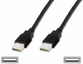 M-CAB 1.8M USB 2.0 A TO A CABLE - M/M BLACK