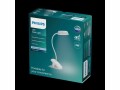 Philips LED Schreibtischleuchte Donutclip, 2.3W, 4000K, USB, weiss