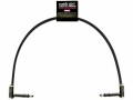 Ernie Ball Patch-Kabel 6409 Flat Ribbon ? 0.3 m, Schwarz