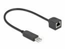 DeLock Konsolenkabel USB-A zu RS-232 RJ45, 25 cm, Zubehörtyp