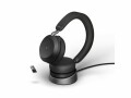 Jabra Headset Evolve2 75 Duo MS Schwarz, USB-A, inkl