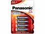 Panasonic Batterie Pro Power AA-Alkali 4 Stück, Batterietyp: AA