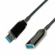 Roline USB3.2 Gen1 Akt. AOC-Kabel, ST/ST 15m