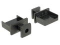 DeLock Blindstecker/Staubschutz USB-A 10 Stück Schwarz, USB