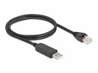 DeLock Anschlusskabel USB-A zu RS-232 RJ45, 1 m, Datenanschluss