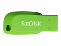 SanDisk Cruzer Blade - Clé USB - 64 Go - USB 2.0 - vert électrique