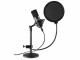 Vonyx Kondensatormikrofon CMTS300 Schwarz, Typ: Einzelmikrofon