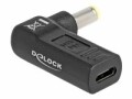 DeLock Adapter USB-C zu 5.5 x 2.5 mm 90