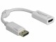 DeLock Adapter Displayport - HDMI Weiss, Kabeltyp: Adapter