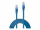 LINDY Cat.6 U/UTP Kabel, blau, 2m