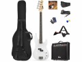 MAX E-Bass GigKit Weiss, Gitarrenkoffer / Gigbag: Gigbag