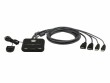 ATEN Technology Aten KVM Switch CS22HF 2-Port HDMI, Konsolen Ports: USB