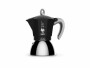 Bialetti Espressokocher New Moka Induktion 2 Tassen, Schwarz