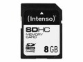 Intenso Class 10 - Flash-Speicherkarte - 8 GB - Class 10 - SDHC