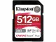 Kingston 512GB Canvas React Plus SDXC, KINGSTON 512GB, Canvas