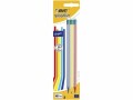 BIC Bleistift Evolution Stripes mit Radierer 3 Stück
