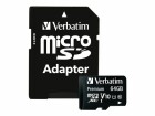 Verbatim Premium - Flash-Speicherkarte (SD-Adapter inbegriffen)