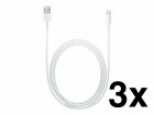 Apple Lightning auf USB Kabel (2m) - BULK - 3er Pack