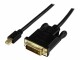 StarTech.com - 3 ft Mini DisplayPort to DVI Active Adapter Converter Cable - 3ft (0.9m) Active mDP to DVI M/M Cable for PC 1920x1200 - Black (MDP2DVIMM3BS)