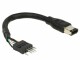 DeLock FireWire-Kabel 400Mbps 6Pol auf Pfostenstecker 16 cm