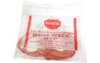 Weck Gummidichtring Ø 6 cm 10 Stück, Rot, Bewusste