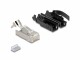 DeLock Stecker RJ45, S/FTP, Cat.6A 25 Stück, Schwarz