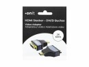 onit Adapter HDMI - DVI-D, Kabeltyp: Adapter, Videoanschluss