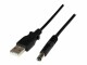 StarTech.com - 1m USB to Type N Barrel 5V DC Power Cable - USB A to 5.5mm DC - 1 Meter USB to 5.5mm DC Plug (USB2TYPEN1M)