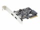 StarTech.com - 2-Port USB PCIe Card 10Gbps/port - USB 3.1/3.2 Gen 2 Type-A PCI Express 3.0 x2 Host Controller Expansion Card - Windows/Linux