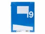 Office Focus Schulheft FSC E5, Liniert, Blau, 10 Stück, Bindungsart