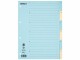 Biella Register A4 1 - 6 Karton Blau, Einteilung