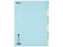 Biella Register A4 1 - 6 Karton Blau, Einteilung