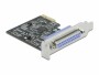 DeLock PCI-Express-Karte 90500 1x Parallel (DB 25)