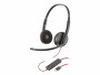 Poly Headset Blackwire 3220 Duo USB-A/C, Microsoft