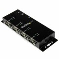 StarTech.com - 4 Port USB to DB9 RS232 Serial Adapter Hub - Wall Mountable