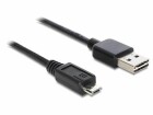 DeLock Delock Easy-USB2.0-Kabel A-MicroB: 2m, USB-A
