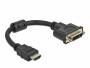 DeLock Adapter HDMI ? DVI, 4K/30Hz HDMI - DVI-D