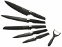 Kadastar Messer-Set Premium Black 6-teilig, Schwarz/Silber, Typ