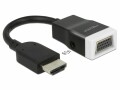 DeLock 15cm HDMI Adapterkabel, schwarz [HDMI