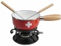 Nouvel Käsefondue-Set CH-Kreuz 5 Teile, Rot/Weiss, Anzahl