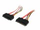 StarTech.com - 12in 22 Pin SATA Power and Data Extension Cable - 1ft SATA data power Extension - 12 inch SATA Extension