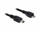 DeLock USB2.0 Micro-Spezialkabel, 1m, Mini-B - Micro-B,