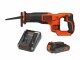 Black & Decker BLACK+DECKER Akku-Säbelsäge BDCR18 Kit 18 V, Ausstattung