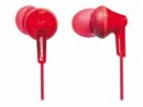 Panasonic In-Ear-Kopfhörer RP-HJE125 Rot, Detailfarbe: Rot