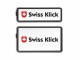 Swiss Klick Kennzeichenhalterset Hochformat Schwarz, Material
